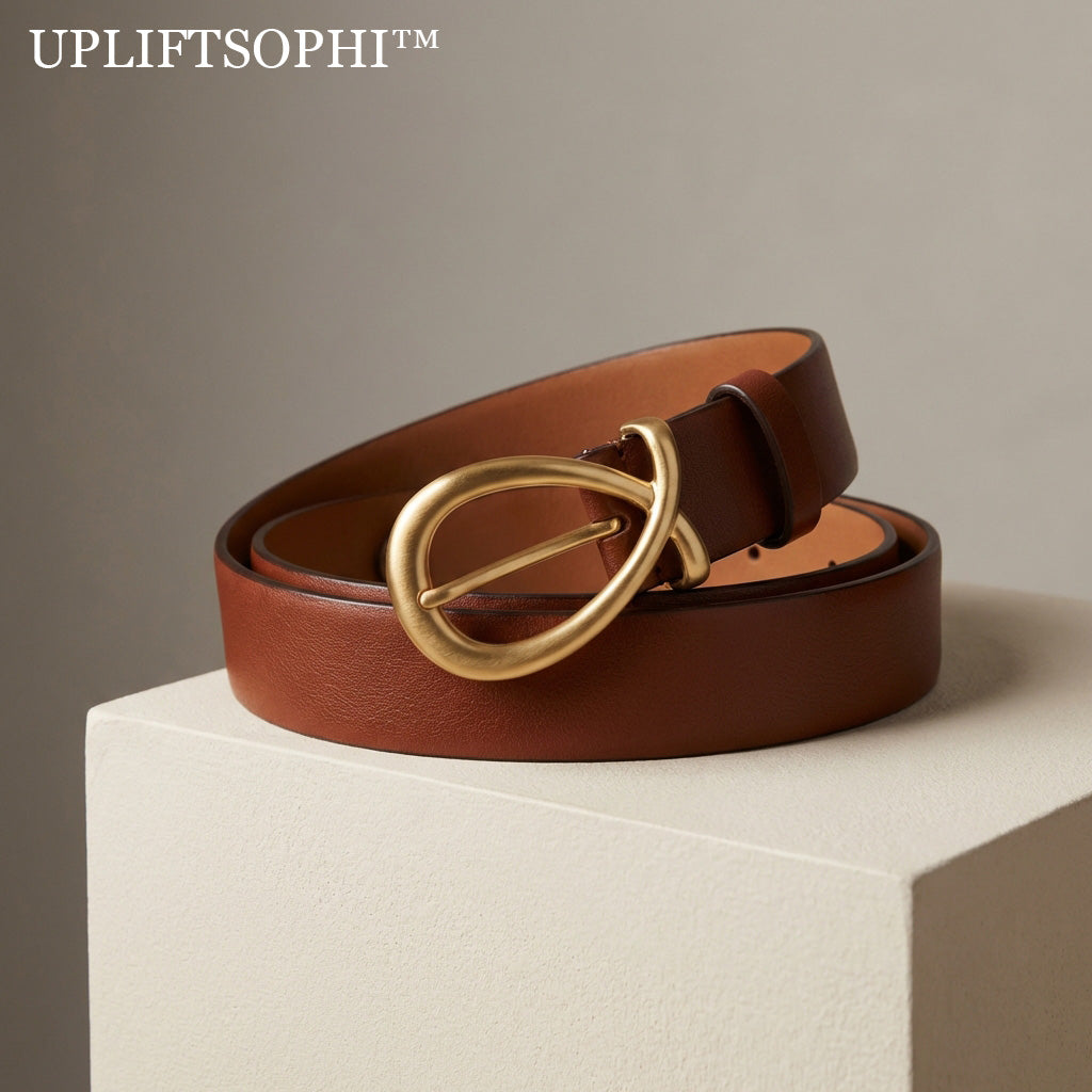 🪵 Upliftsophi™ THE TERRA-HONE ARTISAN BELT "Luxury is found in the weight of the hand and the grain of the earth. A functional sculpture engineered to age with grace and define the human form with absolute precision."