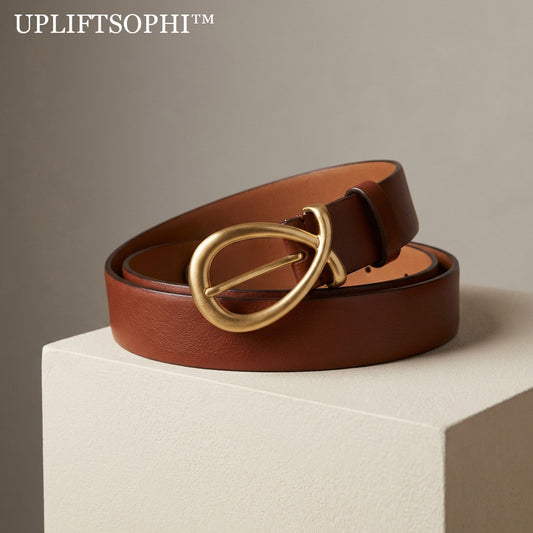 🪵 Upliftsophi™ THE TERRA-HONE ARTISAN BELT "Luxury is found in the weight of the hand and the grain of the earth. A functional sculpture engineered to age with grace and define the human form with absolute precision."